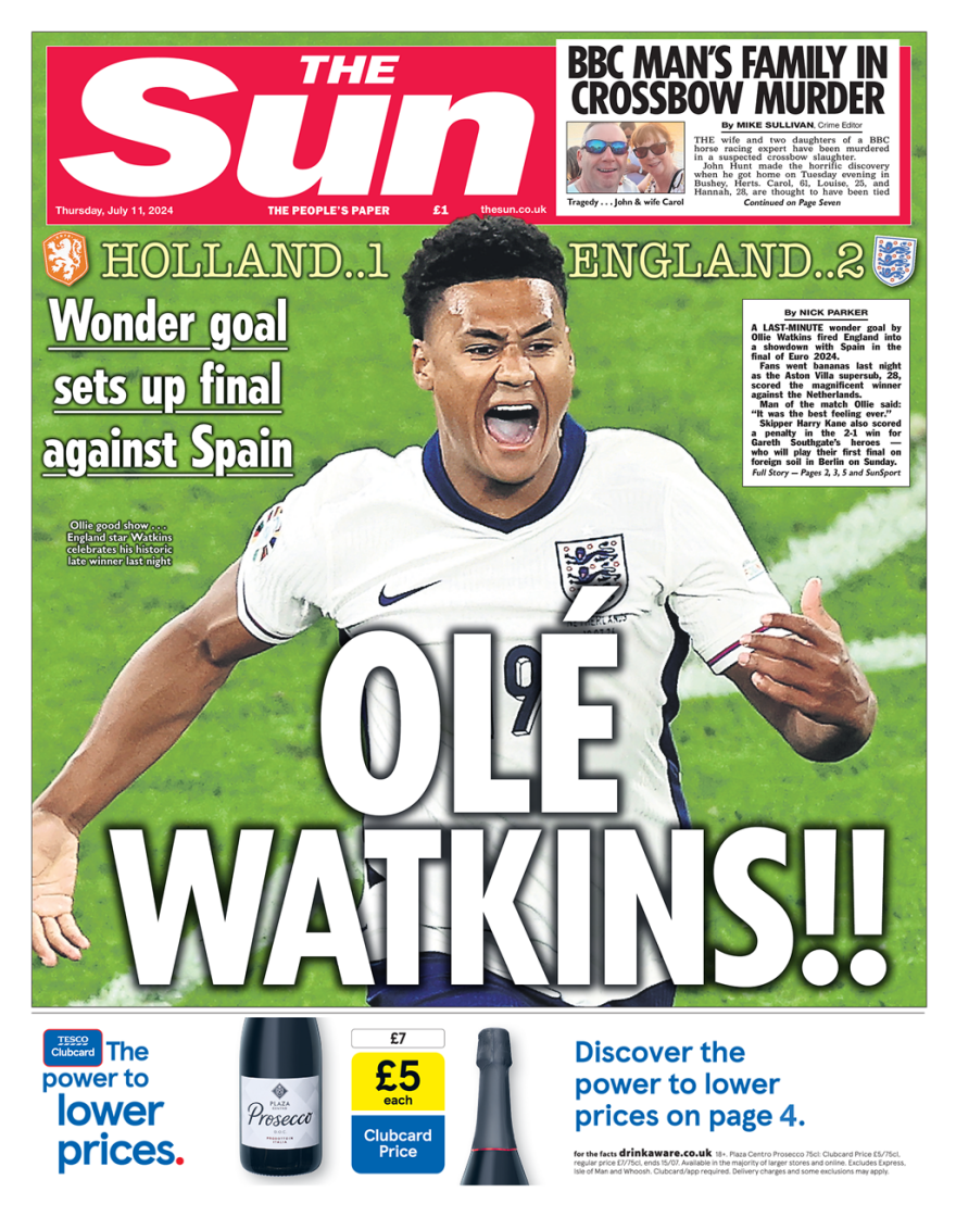 Euro 2004 - Αγγλιά: Έρχεται τελικά σπίτι; Οι βρετανικές εφημερίδες για την πρόκριση στον τελικό με την Ισπανία