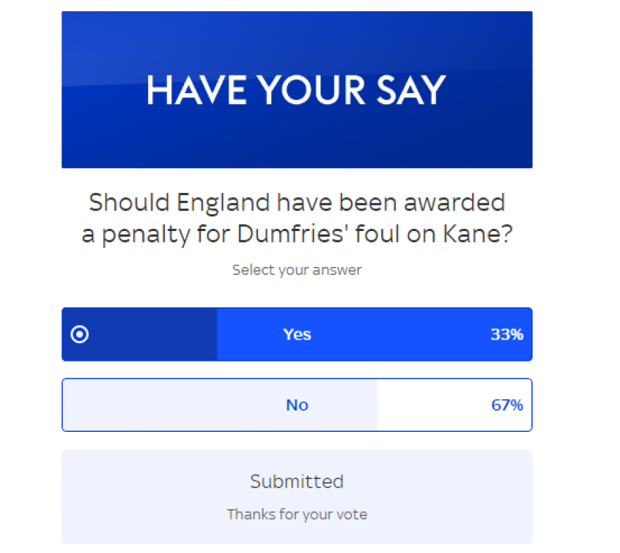 EURO 2024: Απίθανο, οι Άγγλοι ψηφίζουν τώρα ότι δεν ήταν πέναλτι υπέρ της ομάδας τους - Δείτε βίντεο