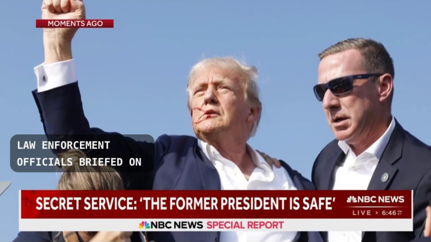 Ο Τραμπ είναι ασφαλής δηλώνει εκπρόσωπός του -  Πυροβολήθηκε σε προεκλογική εκδήλωση - Δείτε βίντεο