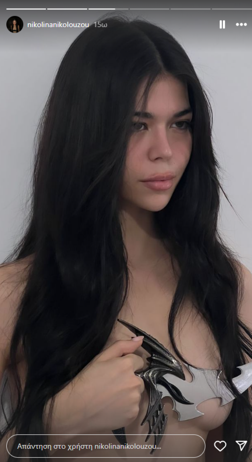 Νικολίνα Νικολούζου: Ποζάρει γυμνή στο Instagram - Οι φωτογραφίες που ανέβασε