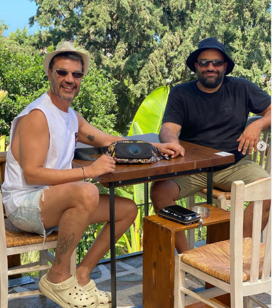 Παντελής Τουτουντζής: Στην Κρήτη με τον μέλλοντα σύζυγο και τα παιδιά τους για την ονομαστική του εορτή