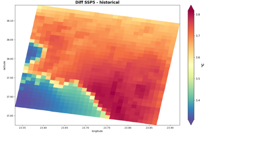 Πάνω από 3,5 βαθμούς εκτιμάται ότι μπορεί να αυξηθεί η μέση θερμοκρασία αέρα στην Αθήνα κατά την περίοδο 2041-2070