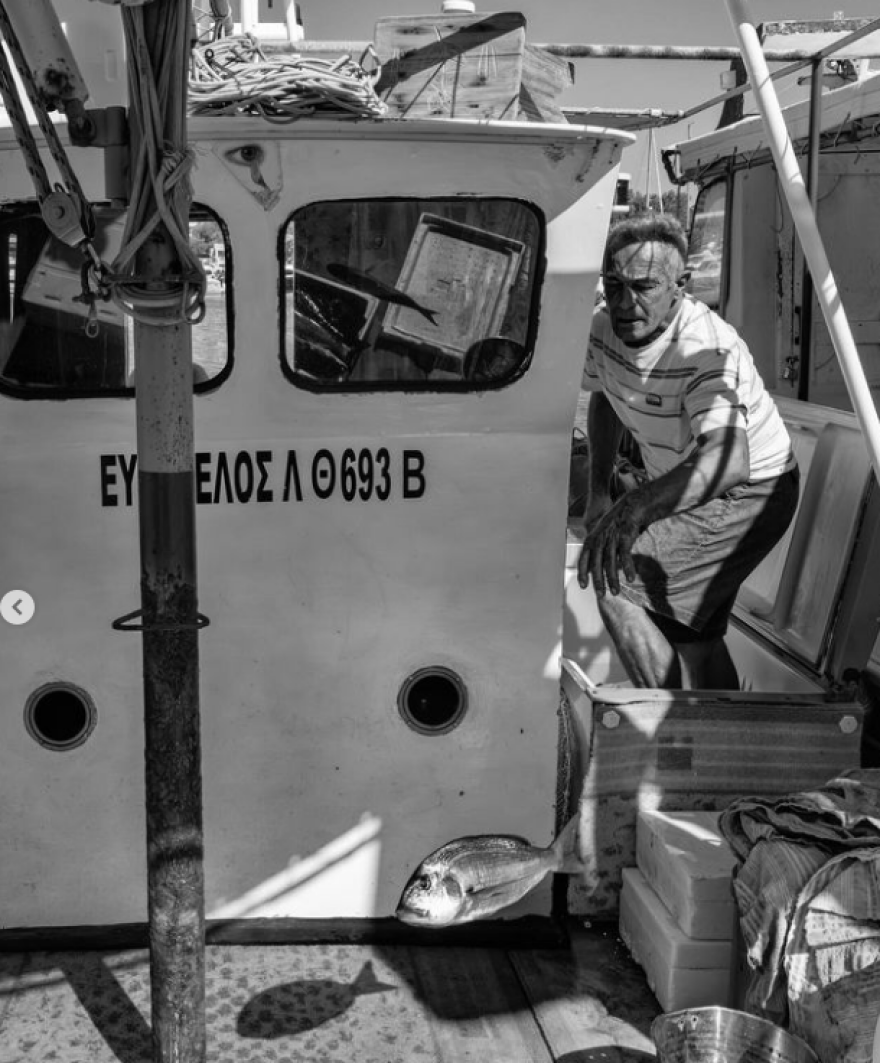 Νίκος Αλιάγας: Φωτογραφίζεται ανάμεσα σε κλαδιά ελιάς στη Χαλκιδική