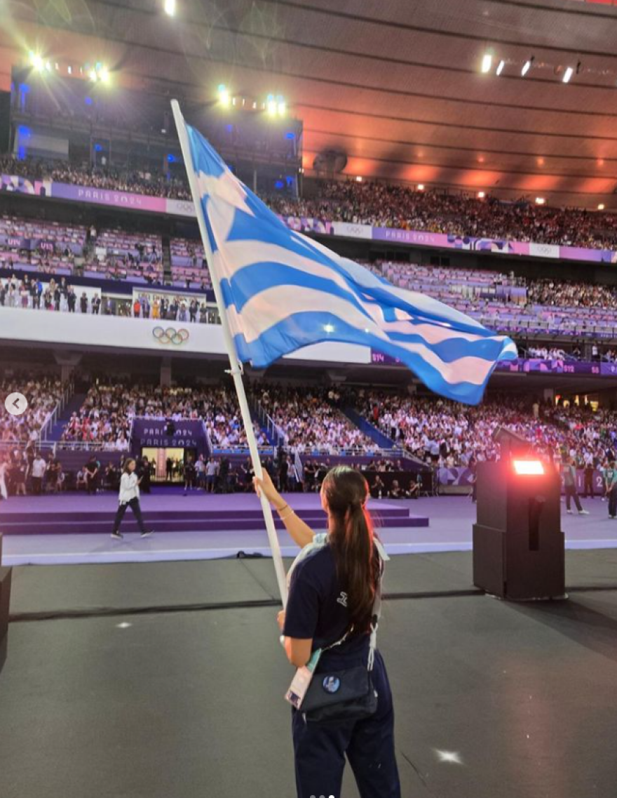 Ευαγγελία Πλατανιώτη: Δηλώνει ευγνώμων σε ανάρτηση από την τελετή λήξης των Ολυμπιακών Αγώνων