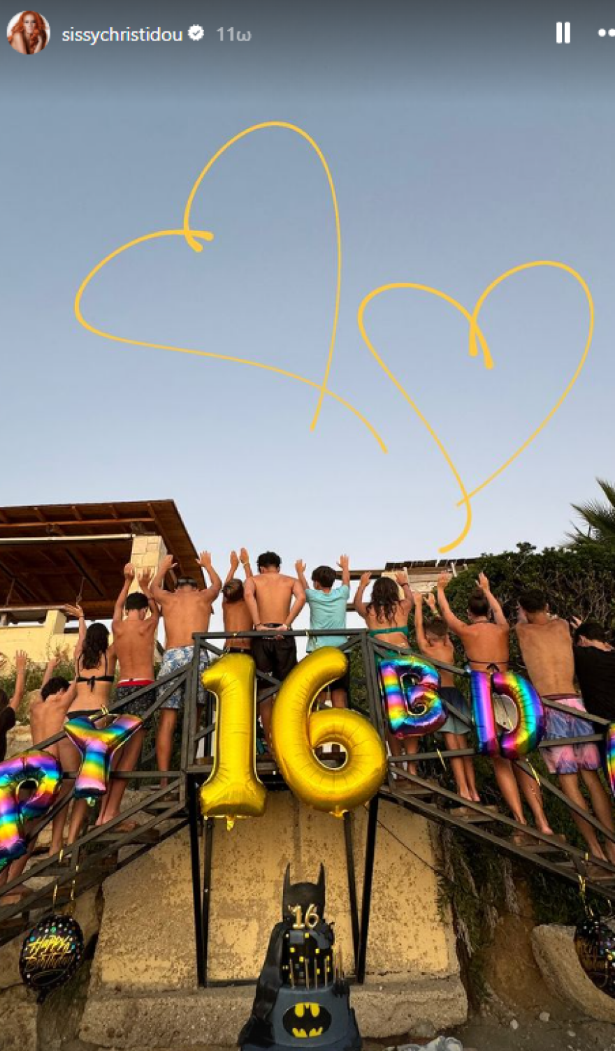 Σίσσυ Χρηστίδου - Θοδωρής Μαραντίνης: Ο τους γιος έγινε 16 και το γιόρτασε στην παραλία