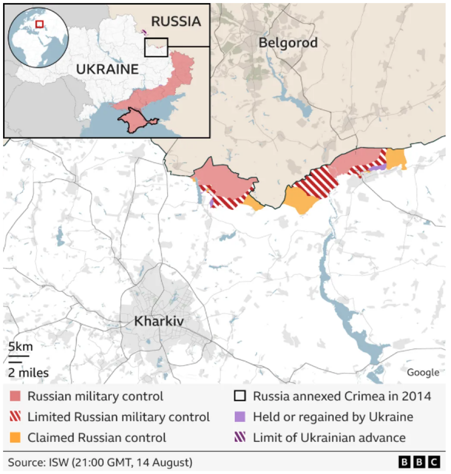 Πόλεμος στην Ουκρανία: Από την εισβολή της Ρωσίας στην αντεπίθεση του Κιέβου με την προέλαση στο Κουρσκ - Η σύγκρουση σε χάρτες