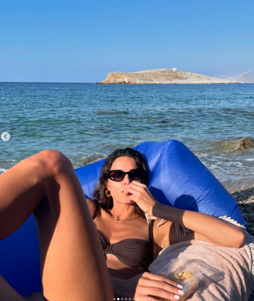 Ηλιάνα Παπαγεωργίου: Το φωτογραφικό άλμπουμ από τις διακοπές της στη Φολέγανδρο