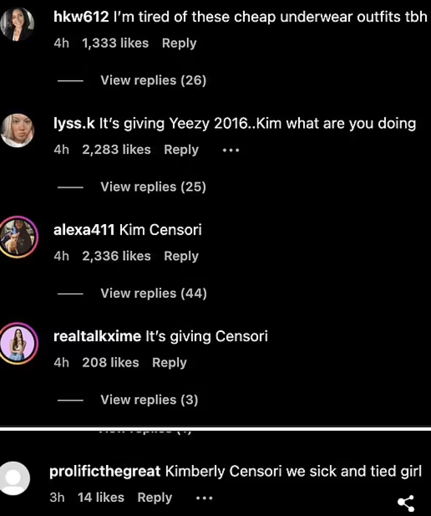 Κιμ Καρντάσιαν: Εμφανίστηκε με κορμάκι και της σχολιάζουν ότι αντιγράφει ξανά την Μπιάνκα Σενσόρι