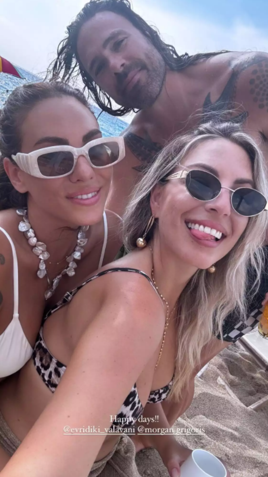 Ευρυδίκη Βαλαβάνη - Γρηγόρης Μόργκαν: Το πάρτι λίγο πριν τον γάμο τους στην Κρήτη - Με πέπλο ποζάρει η αθλητικογράφος