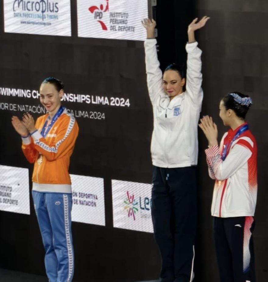 Ζωή Καράγγελου: Χρυσό στο Παγκόσμιο πρωτάθλημα Νεανίδων της καλλιτεχνικής κολύμβησης - Βίντεο, φωτογραφίες 