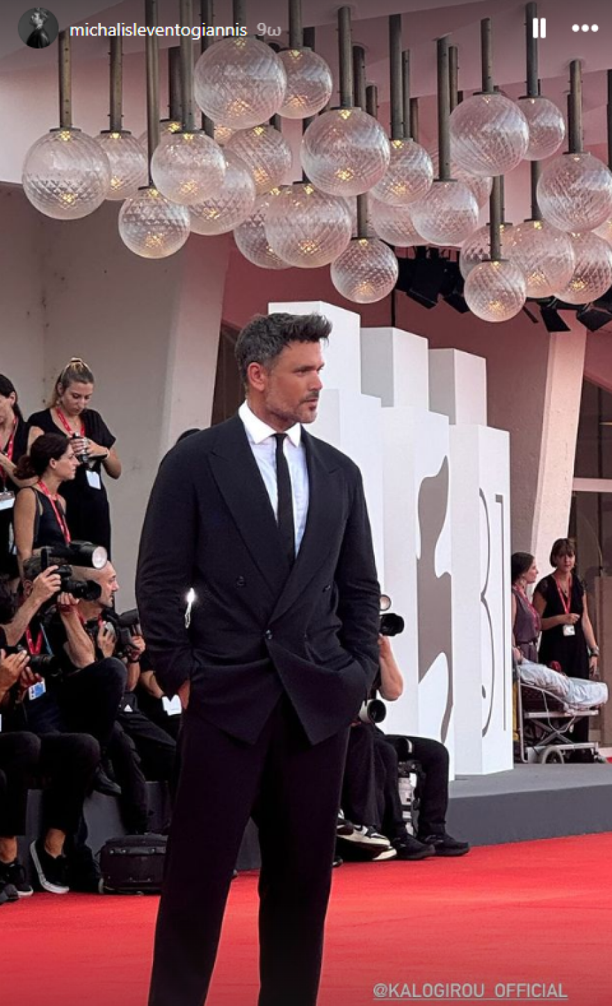 Μιχάλης Λεβεντογιάννης - Δανάη Παππά: Μαζί στο κόκκινο χαλί του Φεστιβάλ της Βενετίας