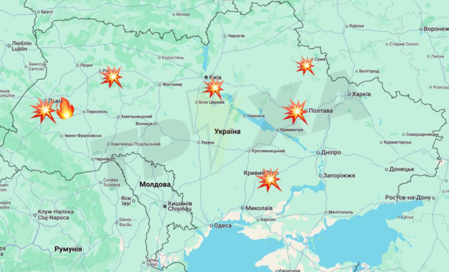 Η Ρωσία βομβάρδισε τη Λβιβ - Επτά νεκροί, δεκάδες τραυματίες, καταστράφηκαν ιστορικά κτίρια