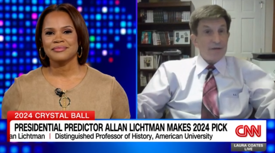 Η Κάμαλα Χάρις θα νικήσει τον Τραμπ προβλέπει ο «προφήτης» των εκλογών, Άλαν Λίχτμαν