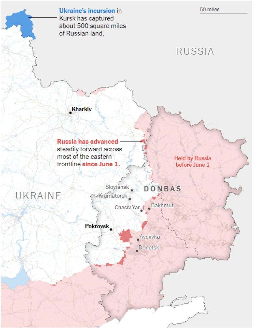 Πόλεμος στην Ουκρανία: Η Ρωσία επελαύνει στην ανατολική Ουκρανία ταχύτερα από ποτέ