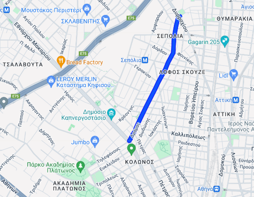 Σεπόλια: Καθίζηση οδοστρώματος λόγω θραύσης αγωγού της ΕΥΔΑΠ - Πού έχει διακοπεί η κυκλοφορία