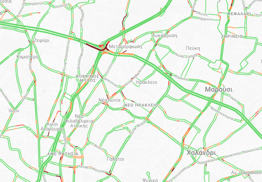 Κίνηση τώρα: Απομακρύνθηκε το ακινητοποιημένο ΙΧ στην Αττική Οδό, στην έξοδο προς Λαμία - Πού έχει κίνηση