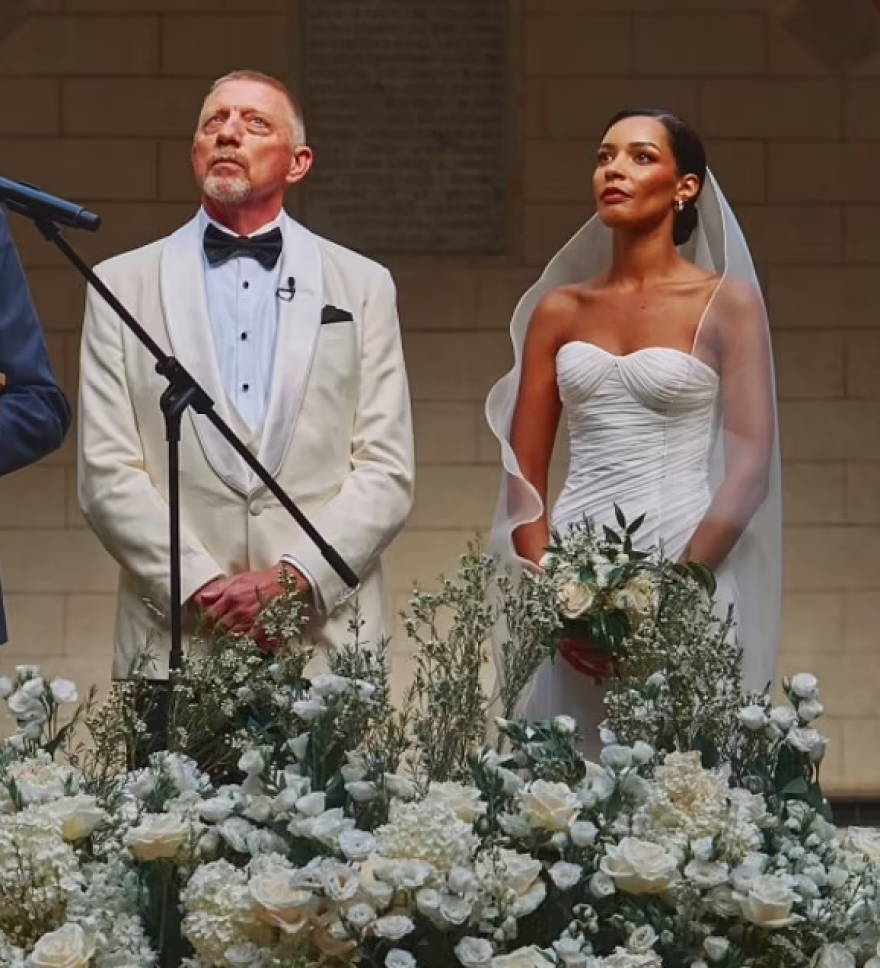  Μπόρις Μπέκερ: Νέες φωτογραφίες από τον τρίτο του γάμο - Ο  Γερμανός πρώην πρωταθλητής του τένις παντρεύτηκε για τρίτη φορά