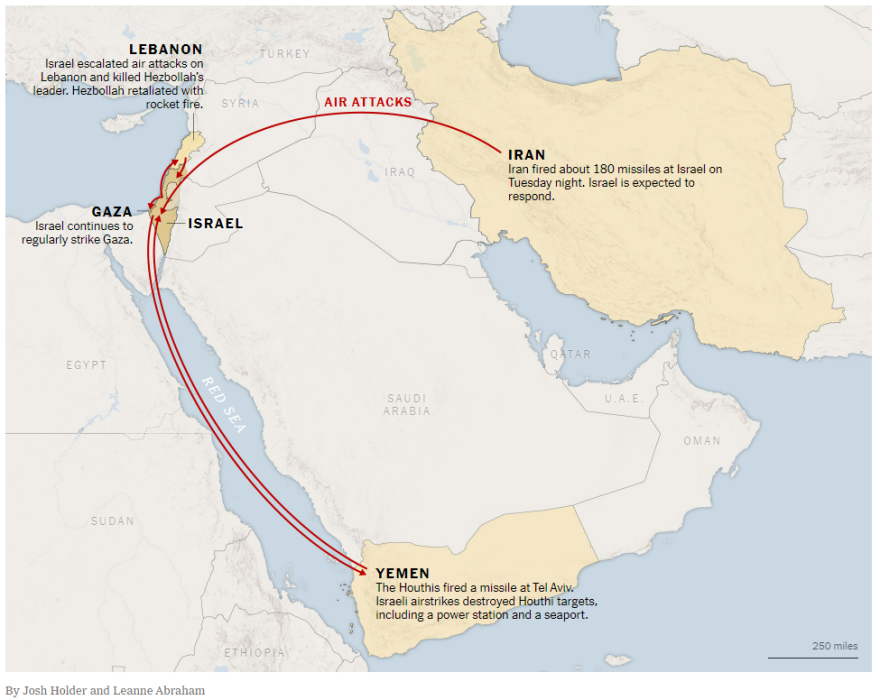Ανάλυση New York Times: Πόλεμος επιβίωσης με τέσσερις εχθρούς για το Ισραήλ - Γιατί επιτέθηκε με 200 πυραύλους το Ιράν