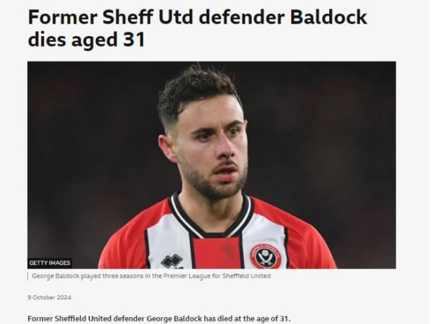 Τζορτζ Μπάλντοκ: Συγκλονισμένα τα διεθνή ΜΜΕ για τον χαμό του - «Η τραγωδία ενός αστέρα»