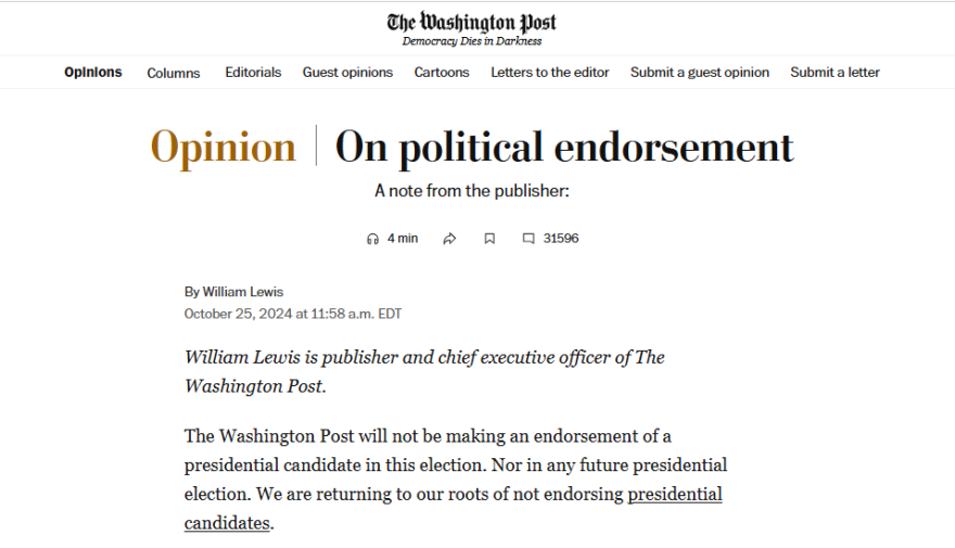 Washington Post: Ο Τζεφ Μπέζος «έκοψε» τη στήριξη στην Κάμαλα Χάρις, αντιδρούν οι εργαζόμενοι