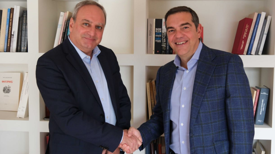 Τσίπρας: Συναντήθηκε με τον ΓΓ του ΑΚΕΛ - Τόνισαν την ανάγκη να ανοίξει ξανά ο διάλογος για το Κυπριακό