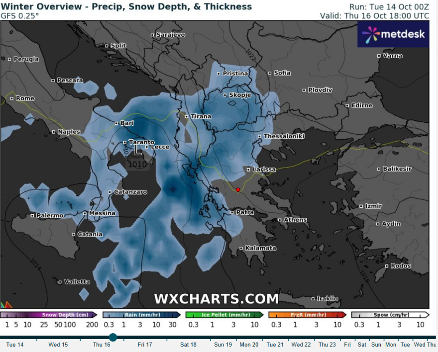 Καιρός - Κολυδάς: Έρχονται δύο διαδοχικά κύματα κακοκαιρίας με βροχές και καταιγίδες, επηρεάζεται και η Αττική από την Κυριακή
