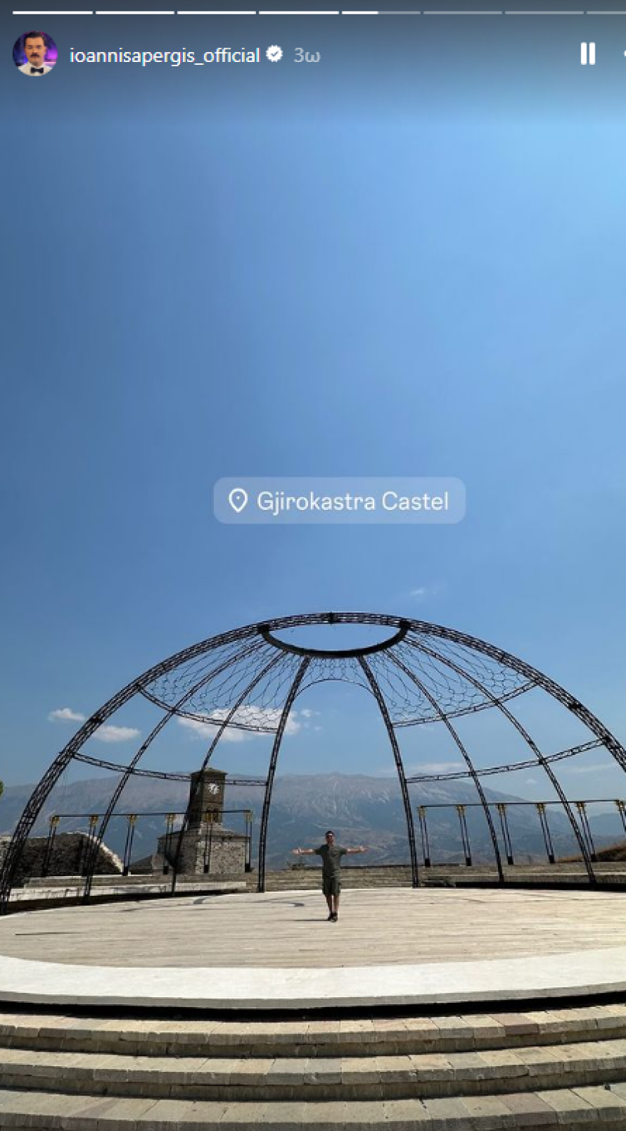 Ιωάννης Απέργης: Ξενάγησε τον Δημήτρη Μακαλιά και τη Βάσω Γουλιελμάκη στην Αλβανία