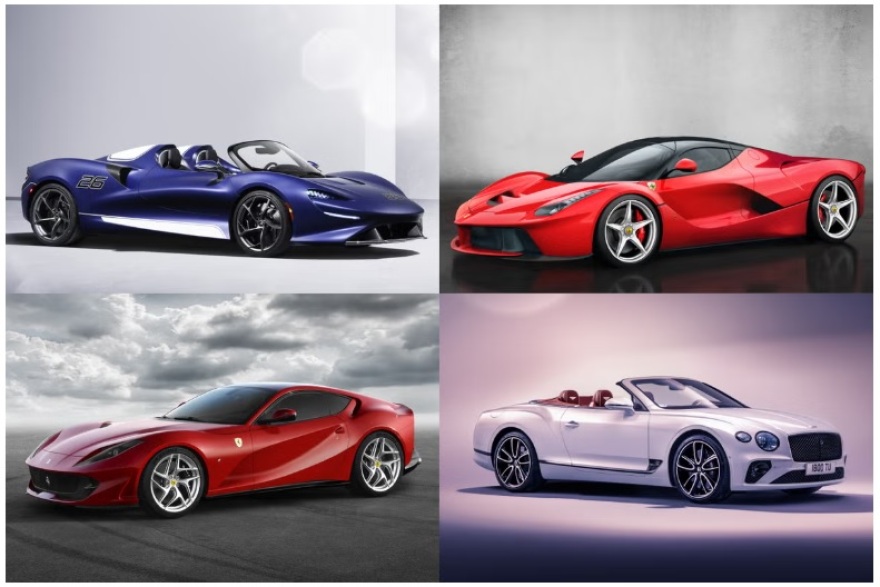 Καραμπόλα... 7,2 εκατ. ευρώ στις Άλπεις - Συγκρούστηκαν δύο Ferrari, μια McLaren και μια Bentley