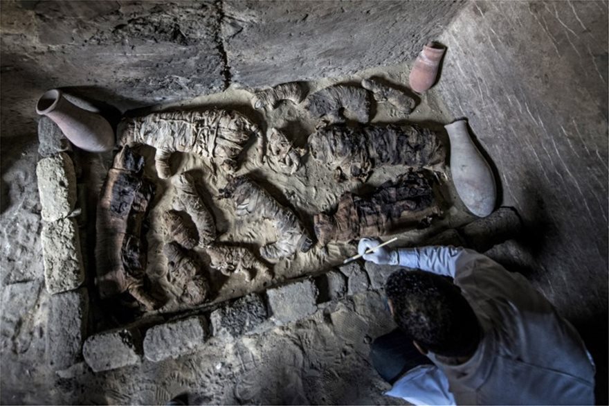 Δεκάδες μούμιες γατιών ανακαλύφθηκαν σε σαρκοφάγους άνω των 6000 ετών στην Αίγυπτο  
