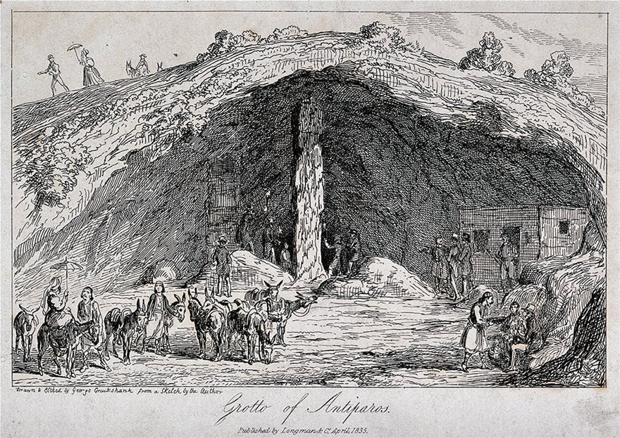 Geology__the_grotto_at_Antiparos__Etching_by_G__Cruikshank_a_Wellcome_V0025126