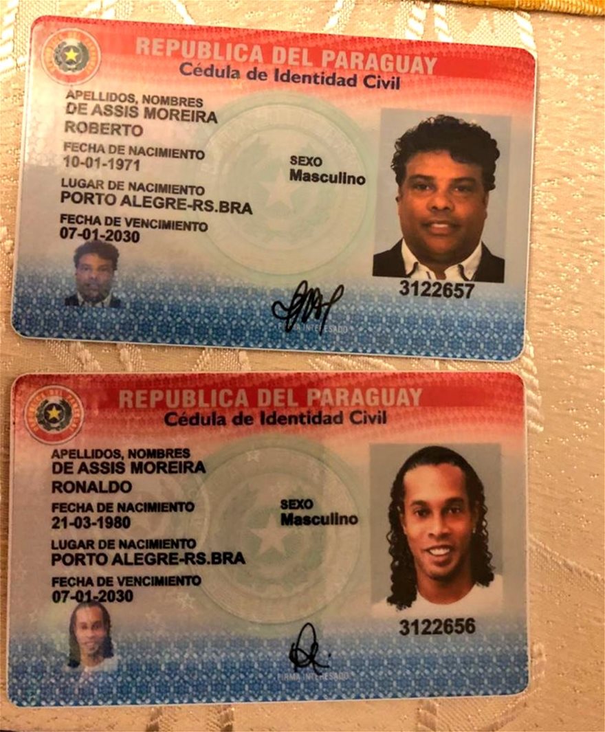 , Συνελήφθη με πλαστό διαβατήριο ο Ροναλντίνιο