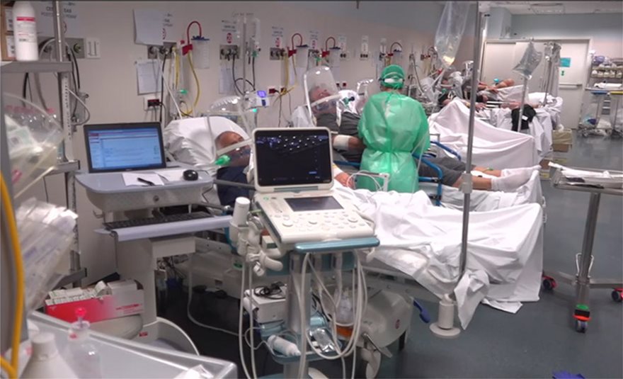 Ιταλία: Εικόνες «αποκάλυψης» σε νοσοκομείο του Μπέργκαμο (Vid) 2