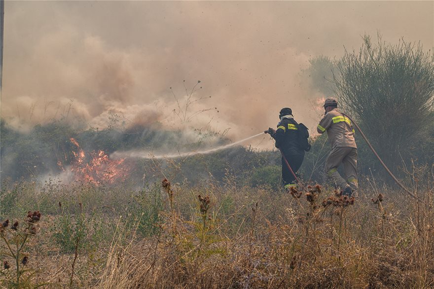 Ηλεία: Δεν κινδυνεύουν κατοικημένες περιοχές από την πυρκαγιά