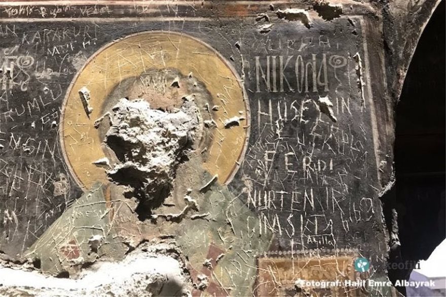 Παναγία Σουμελά: Βανδάλισαν βυζαντινές τοιχογραφίες της Μονής 2