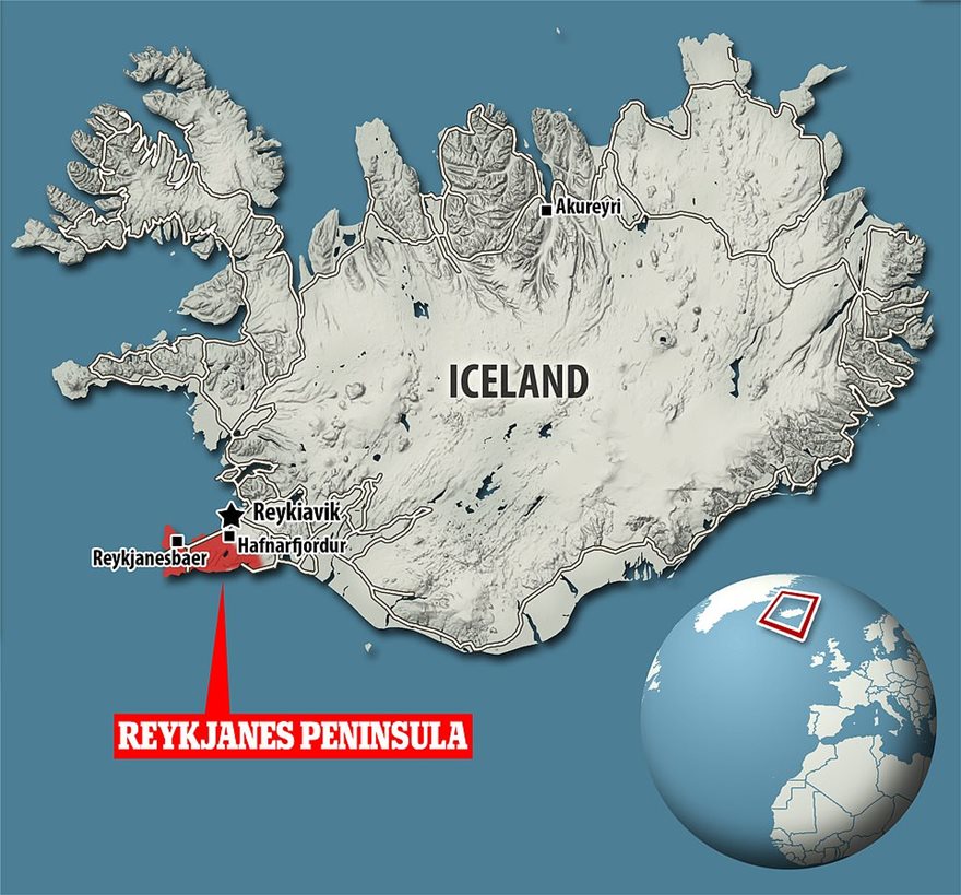 Συναγερμός για μεγάλη ηφαιστειακή έκρηξη στην Ισλανδία Πάνω από 18.