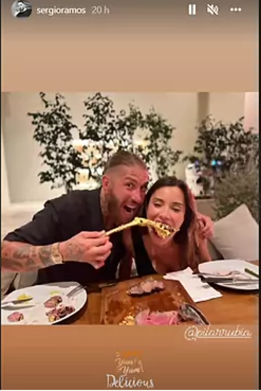 He paid 500 euros for … gold steak