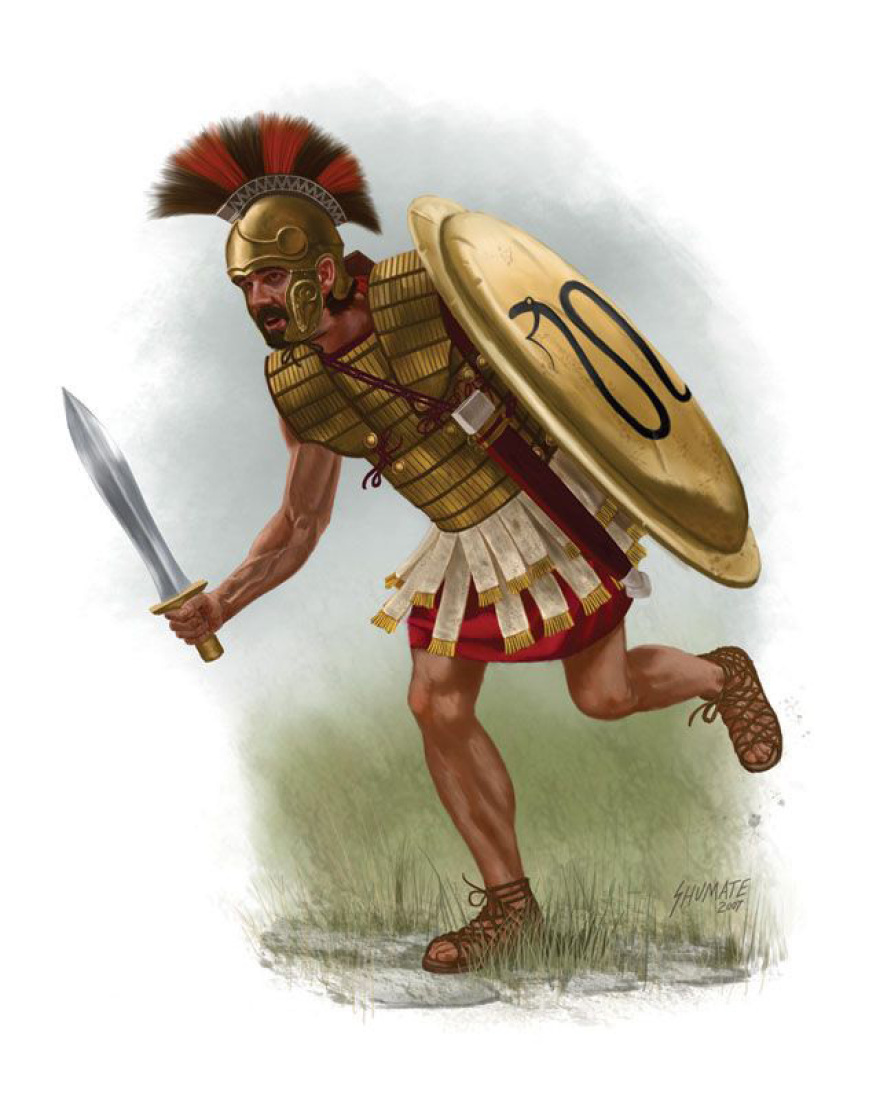 Греческий воин гоплит