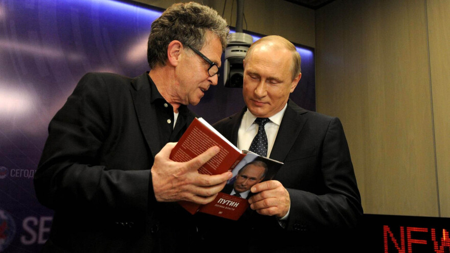 Hubert-Seipel-and-Putin