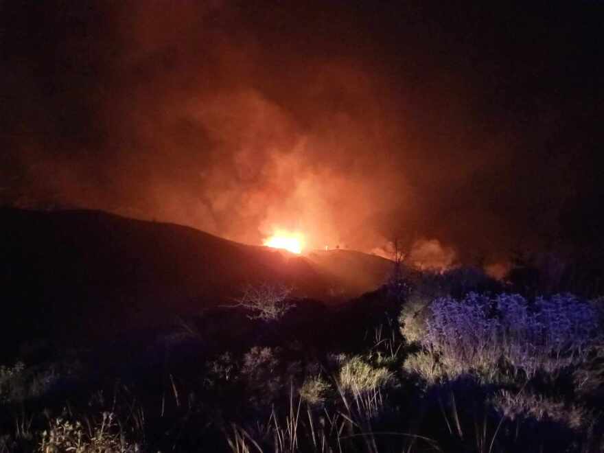 Πυρκαγιά σε δύσβατο σημείο στον Ταΰγετο