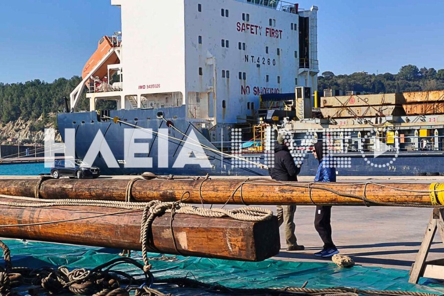 Πύλος: Oμοίωμα πλοίου Βίκινγκ έφτασε στην περιοχή για τις ανάγκες Χολυγουντιανής ταινίας