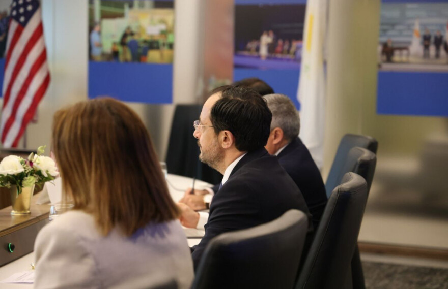 Στα κεντρικά γραφεία της Chevron ο Χριστοδουλίδης: Εθνική προτεραιότητα η αξιοποίηση του κοιτάσματος «Αφροδίτη»