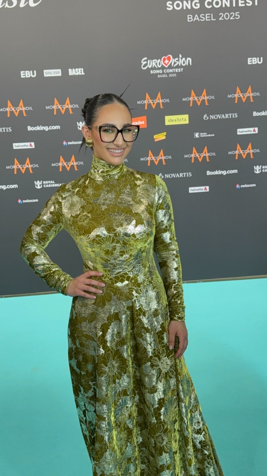 Eurovision 2025: Η εμφάνιση της Κλαυδίας στο Τιρκουάζ Χαλί