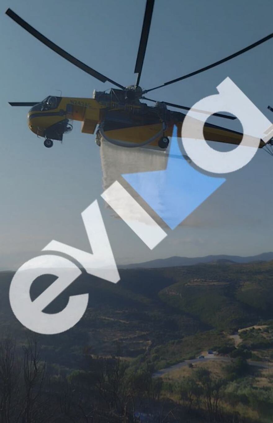 Εύβοια: Οριοθετήθηκε η μεγάλη φωτιά στους Τσακαίους - Παραμένει στο σημείο η Πυροσβεστική