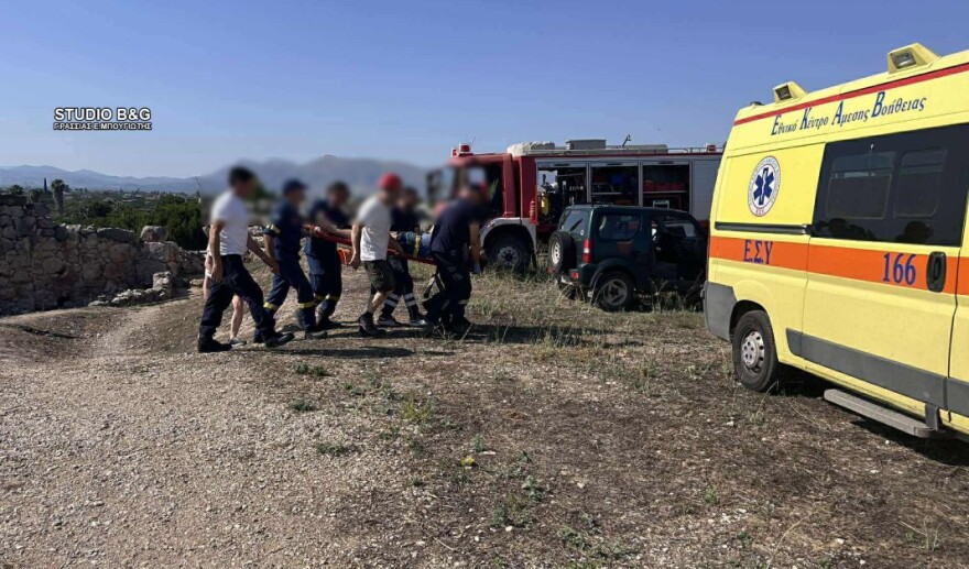 Επιχείρηση διάσωσης τουρίστα που έπεσε σε πηγάδι στην Αργολίδα - Δείτε φωτογραφίες