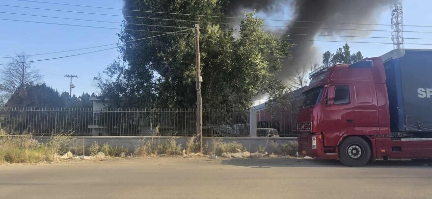 Θεσσαλονίκη: Φωτιά σε εταιρία ανακύκλωσης στη ΒΙ.ΠΕ. Σίνδου - Μήνυμα 112
