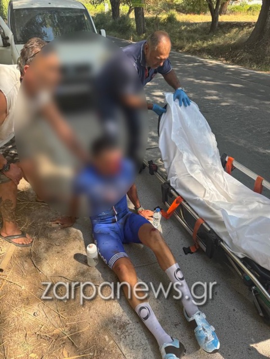 Κρήτη: Σοκαριστικός τραυματισμός του πρωταθλητή ποδηλάτη Γιάννη Ζεντέλη στα Χανιά - Έπεσε σε λακκούβα στον δρόμο της Αγιάς