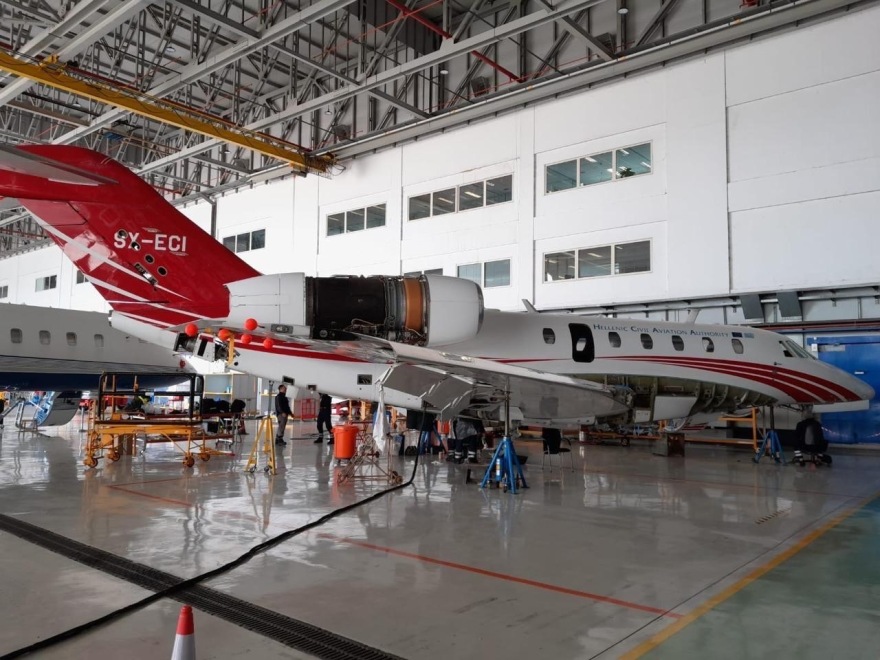ΥΠΑ: Ολοκληρώθηκε η συντήρηση του Cessna C750 - Άλλαξαν από το σύστημα προσγείωσης μέχρι την καμπίνα