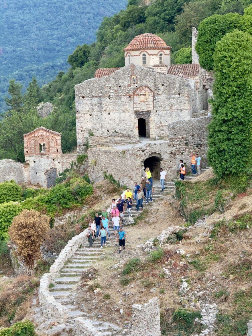 Άσκηση ετοιμότητας για την αντιμετώπιση πυρκαγιάς στον Αρχαιολογικό Χώρο του Μυστρά