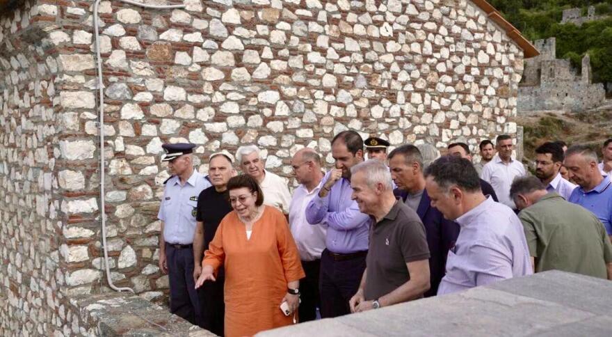 Άσκηση ετοιμότητας για την αντιμετώπιση πυρκαγιάς στον Αρχαιολογικό Χώρο του Μυστρά