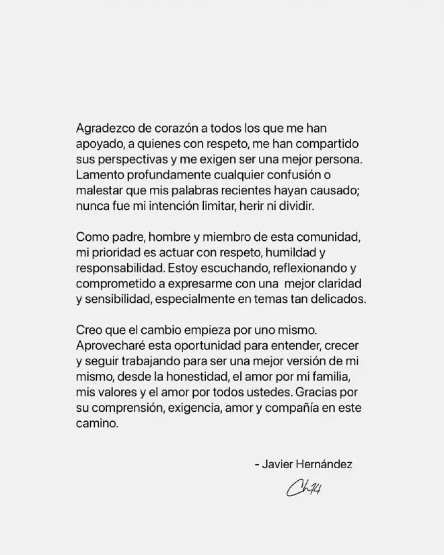 Ο Τσιτσαρίτο ζήτησε συγγνώμη για τα σεξιστικά σχόλια
